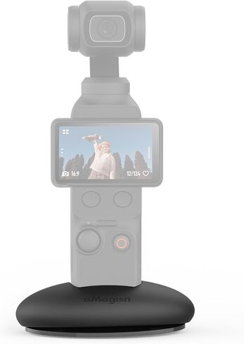 All-in-One Protective Kit for DJI Osmo Pocket 4, Silicone Stand Base with 2 Pack Tempered Glass Screen & Lens Protector and Hard Gimbal Protective Case for Travel, Daily Volgs in Kuwait