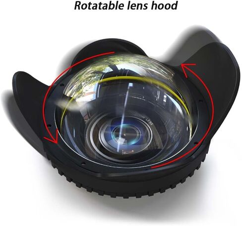 Seafrogs TG-7 Underwater Camera Housing Case + 67mm Dome Port Lens & Red Filter Bundle | 195ft/60m Waterproof Dive Kit for Olympus OM System Tough TG-7 in Kuwait