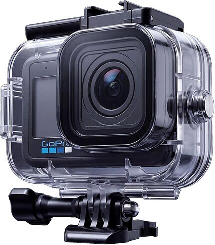 Waterproof Case Diving Housing Accessories for GoPro Mission 1 Pro | 60M Underwater Protective Case Housing Shell Protective Cover in Kuwait