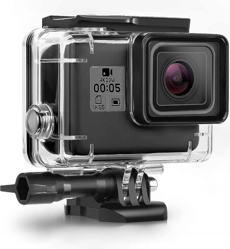 Waterproof Housing Case for GoPro Hero 7/(2018) 6/5 Black, 45m Underwater Diving Protective Housing Shell with Bracket Accessories for Go Pro Hero7 Hero6 Hero5 Action Camera in Kuwait