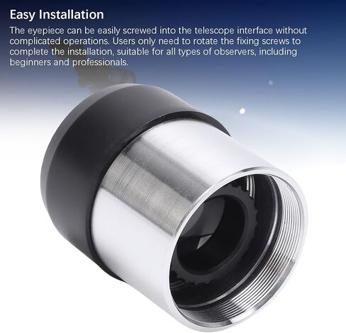 banapoy 1.25 Inch 20mm Telescope Eyepiece, Clear Image Metal Interface Aluminum Alloy with .6X0.6mm Thread for Astronomical Filters in Kuwait