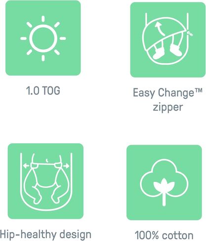 SwaddleMe by Ingenuity Easy Change Baby Swaddle in Size Small/Medium, 0-3 Months, 7-14 Pounds, 3-Pack with Easy Change Zipper - Shooting Stars in Kuwait