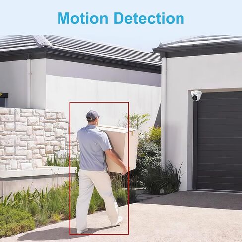 Anpviz 4MP PoE IP Turret Security Wired Camera Audio for Outdoor Indoor | Built in Mic, Night Vision 50ft, Waterproof IP66, 110° Wide Angle 2.8mm Lens, 24/7 Recording, IPC-D3240W-S (U Series) in Kuwait