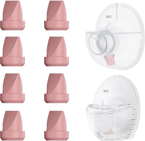 8PC Duckbill Valves for Momcozy M6/M5/V1/V1 Pro/V2/V2 Pro Breast Pump, Replace for Momcozy Pump Parts Valve,Breastfeeding Essentials, Not Original Parts, 8PC Red Valves in Kuwait