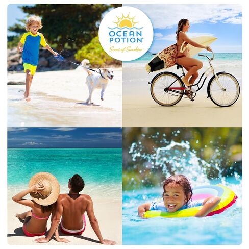 Ocean Potion Sport Mineral Sunscreen SPF 30, Zinc Oxide Broad Spectrum UVA/UVB Protection, Water & Sweat Resistant, Non-Greasy Body Sunscreen Lotion, Travel Size 3.4 oz in Kuwait