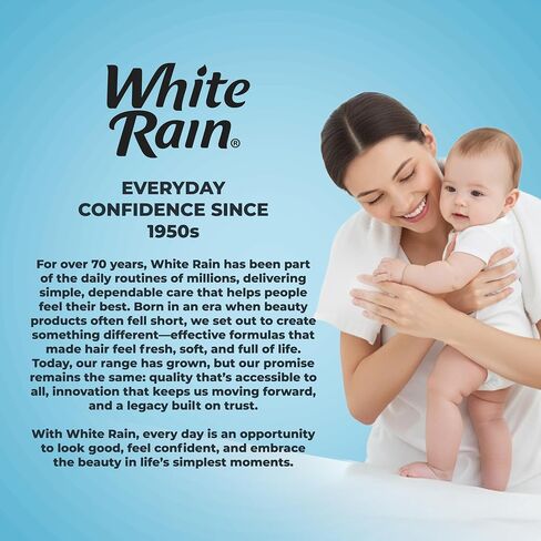 White Rain Pure Cornstarch Baby Powder Talc-Free, 10 oz, Pack of 3 - Natural Moisture Absorption with Vitamin E, Gentle Body Powder for Women, Babies & Sensitive Skin, Free of Parabens & BPA in Kuwait