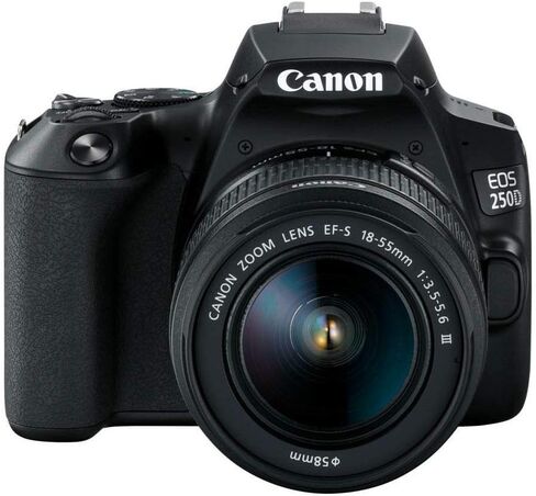 Canon EOS 250D (Rebel SL3) DSLR Camera w/ 18-55m DC Lens (w/Sunshine Photo Essentials Bundle) in Kuwait