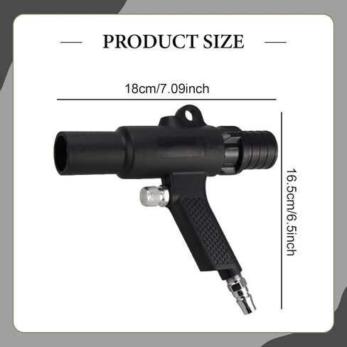 Pneumatic Vacuum Cleaner Kit Air Duster 2 in 1 Function with Vacuum Duster Blower for Equipment Maintenance Debris in Kuwait