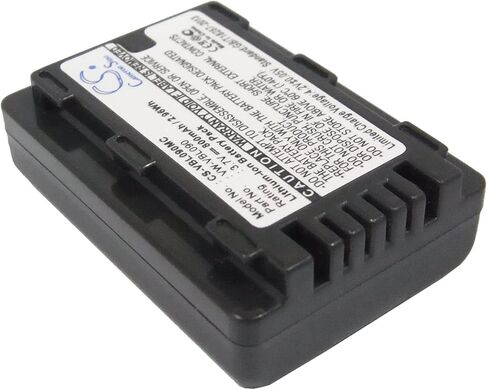 VINTRONS Replacement Battery for PANASONIC HDC-TM60, SDR-H85, SDR-H85A, SDR-H85K (800mAh), in Kuwait