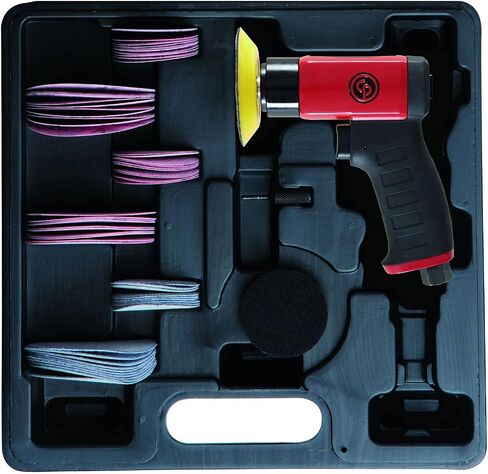 Chicago Pneumatic 8940158330 3-Inch Hook & Loop Pad, Yellow in Kuwait