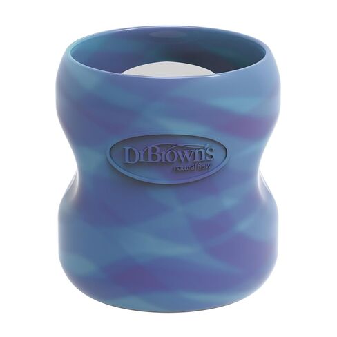 Dr. Brown's Options+ Wide-Neck Glass Bottle Sleeve, 100% Silicone, Glow-in-the-Dark, BPA-Free, 5 oz, 1-Pack in Kuwait