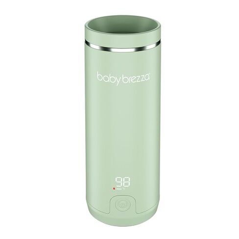 Baby Brezza Portable Warmer – 3X Faster Baby Bottle Warming - Travel Breastmilk and Formula Warmer - Safe, Even Heating - Up to 9oz - No Adapters, White in Kuwait
