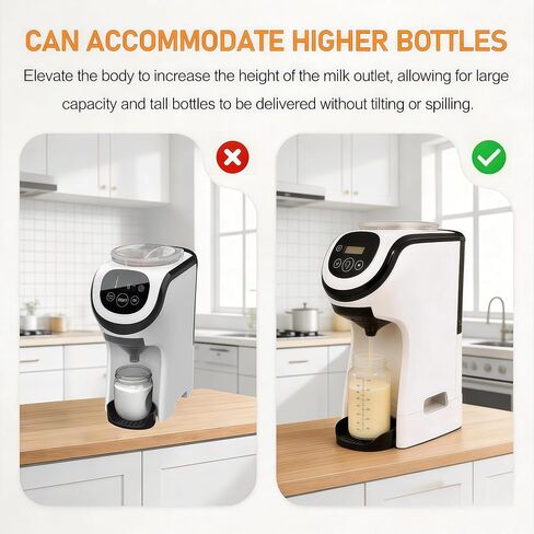 Riser Stand for Baby Brezza Formula Pro Mini | Bottle Height Extender, For Dr Browns 8oz and 9oz bottles in Kuwait