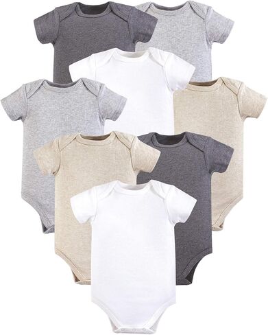 Hudson Baby Baby Cotton Bodysuits 8-pack in Kuwait