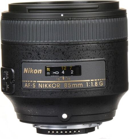 Nikon AF S NIKKOR 85mm f/1.8G Fixed Lens with Auto Focus for Nikon DSLR Cameras | Auto Focus for DSLR Cameras in Saudi Arabia