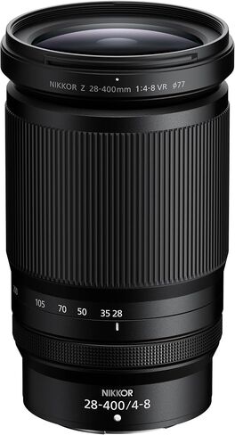 Nikon NIKKOR Z 28-400mm f/4-8 VR Lens Full-Frame Super Telephoto Zoom Lens, (20125) + Filter Kit (4pc Bundle) | For Photography & Video | Full-Frame + Telephoto Lens + Filter Kit (4pc Bundle) in Kuwait