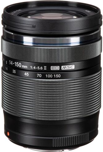 OM SYSTEM M.Zuiko Digital ED 14-150mm f/4-5.6 II Lens, Micro Four Thirds Zoom Lens, 28-300mm Equivalent, Weather Resistant All-in-One Travel Lens (Bundle) in Kuwait