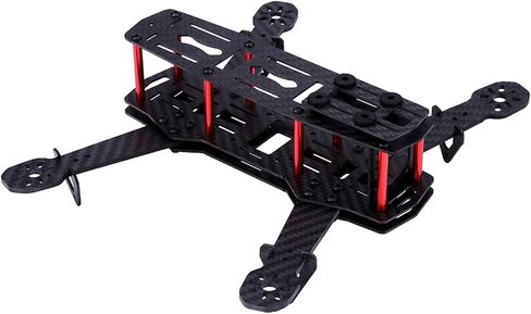 250MM Quadcopter FPV Airplane Drone Frame Kit RC Accessories for QAV250 Mobile Machine Rack (Carbon Fiber) in Kuwait