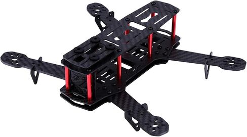 250MM Quadcopter FPV Airplane Drone Frame Kit RC Accessories for QAV250 Mobile Machine Rack (Carbon Fiber) in Kuwait