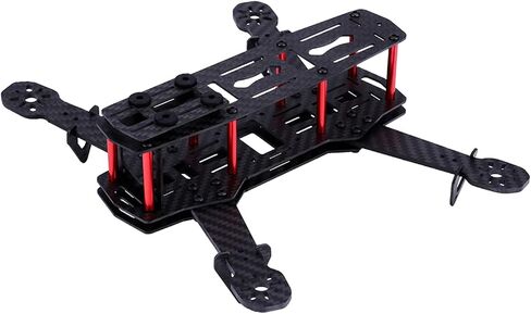 250MM Quadcopter FPV Airplane Drone Frame Kit RC Accessories for QAV250 Mobile Machine Rack (Carbon Fiber) in Kuwait