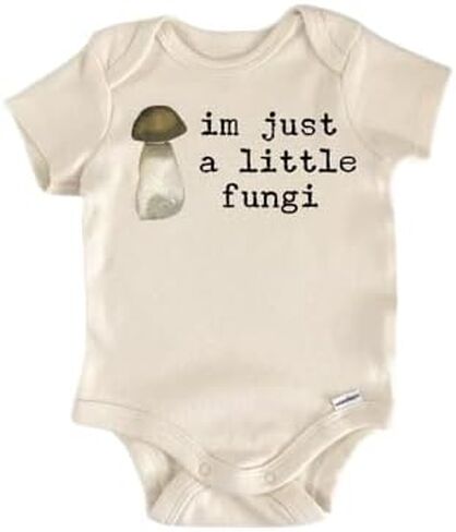 Mushroom Fungi Vegan - Baby Boy Girl Clothes Infant Bodysuit Funny Cute Newborn 1 in Kuwait