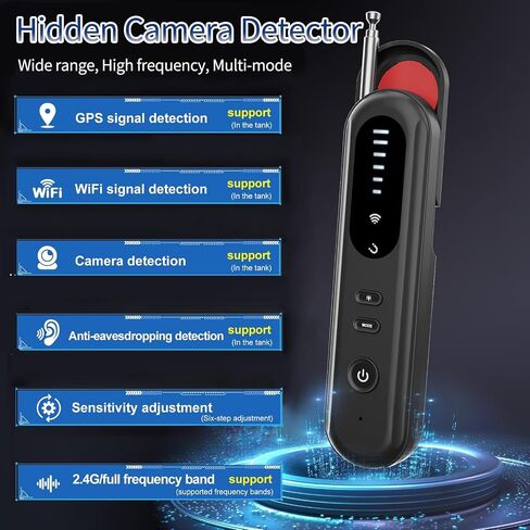 OneBird Hidden Camera detectors for Travel/Office-Black in Kuwait