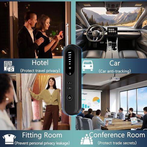 OneBird Hidden Camera detectors for Travel/Office-Black in Kuwait