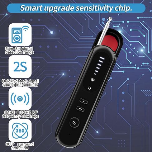OneBird Hidden Camera detectors for Travel/Office-Black in Kuwait