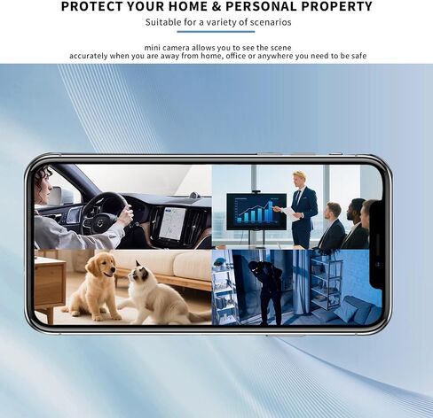 1080P Security Cameras - Indoor Camer - WiFi Wireless Cam- Home Camer for Pet/Baby - with Night Vision - -Motion Detection Surveillance Cameras in Kuwait