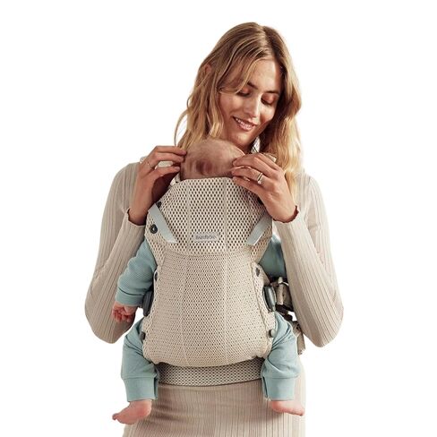 BabyBjörn Baby Carrier Harmony, Silver, 3D Mesh | 3-in-1 Ergonomic Baby Carrier; Newborn, Facing-in, Outward-Facing, and Back Carrying Positions Supported (7-40 lbs), Newborn to Toddler in Kuwait