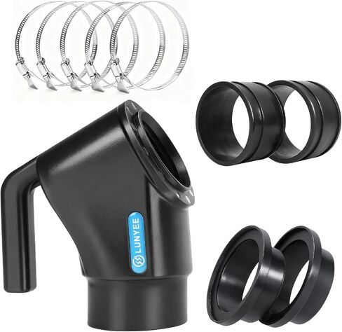 4" Magnetic Dust Collection Quick Connect Kit with Handle, 4-Pack Fittings Set for Woodworking Systems with Fast Hose Switching in Kuwait