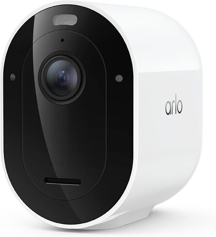 Arlo Pro Security Camera 2K HDR (6th Gen, 2025 Release) - Wireless Outdoor Camera, Rechargeable Removeable Battery, Event Captions, Emergency Response, 1 Cam, White (Renewed) in Kuwait