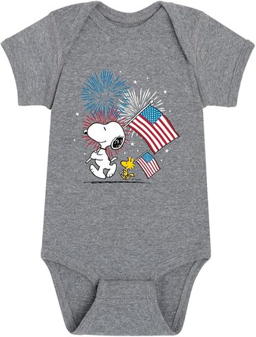 HYBRID APPAREL Peanuts - Snoopy and Woodstock Flag - Infant One Piece in Kuwait