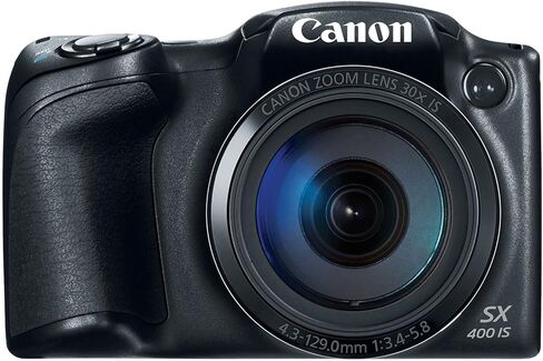 Canon PowerShot SX400 Digital Camera with 30x Optical Zoom Black (Renewed) in Kuwait