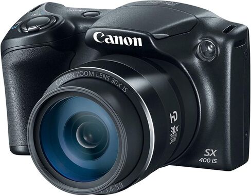 Canon PowerShot SX400 Digital Camera with 30x Optical Zoom Black (Renewed) in Kuwait
