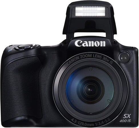 Canon PowerShot SX400 Digital Camera with 30x Optical Zoom Black (Renewed) in Kuwait