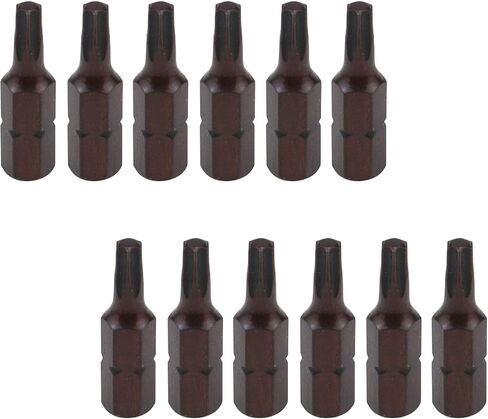 Antrader T20 Torx Impact Screw Driver Bits Magnetic Torx Screwdriver Bits 1" Length 1/4" Hex Shank 12 Pcs in Kuwait