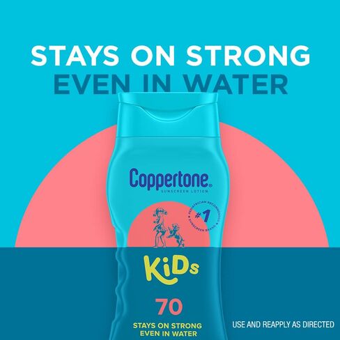 Coppertone Kids Sunscreen Lotion SPF 70+ 8 oz in Kuwait