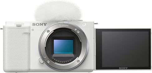 Sony - Alpha ZV-E10 Mirrorless Vlog Camera - Body Only - White (Renewed) in Kuwait