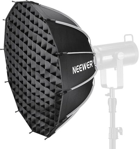 NEEWER 85 cm Bowens Mount Parabolic Softbox Dodecagon, Quick Release Soft Box with Diffusers/Grid/Bag for Video Light Strobe CB60 CB200B MS60C MS150B S101 Vision 4 Q4 Compatible with Godox, NS7P in Saudi Arabia