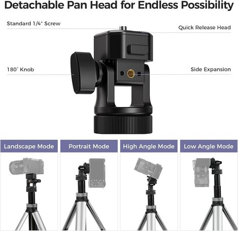 LK56 84" Auto Pop-Up Light Stand, Ultra-Fast Setup Travel Tripod with 1/4" Screw & Phone Holder, Aluminum Alloy Photography Stand for Ring Light, Video Lights, DSLR Camera, Max Load 20lbs in Kuwait