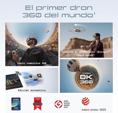 Antigravity A1 Infinity Bundle with landing pad - 8K 360 Drone for Immersive Flight, Point-to-Fly Motion Control, Obstacle Avoidance, Deep Track, Auto Return, 10km Transmission, Auto Edit in Kuwait