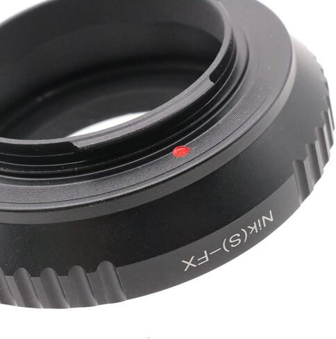 NIK/S-FX Lens Adapter Ring for Nikon S Lens and for Fuji X Mount Camera X-A1/X-A2/X-A3/X-E1/X-E2/X-Pro1/X-Pro2 Metal Lens Adapter Ring Manual Focus Adapter Ringocus Adapter Ring in Kuwait