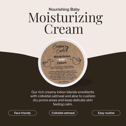 Cristina's Curls Baby Moisturizing Cream – Rich Gentle Hydration For Face and Body in Kuwait