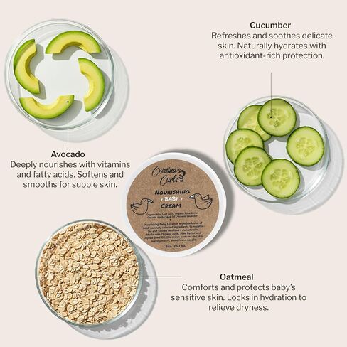 Cristina's Curls Baby Moisturizing Cream – Rich Gentle Hydration For Face and Body in Kuwait