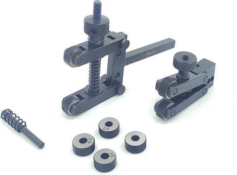 Spring Loaded Clamp Type Knurling Tool for Lathe Machines, 2" Capacity, 3/8" Shank, Precision Metalworking Tool in Kuwait