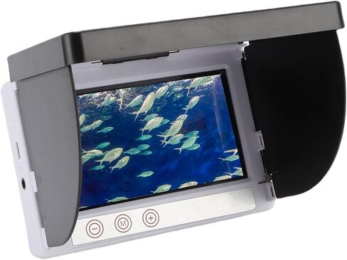 1080P Underwater Fishing Camera, 4.3in Fish Finder with 195° Lens, 2000CD Screen Fish Camera with 30m Cable, Ideal for Ice Shore Fishing, Includes Storage Bag in Kuwait