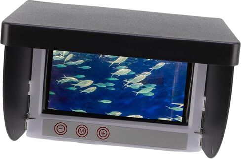 Underwater Fishing Camera, Ice Fish Finder 4.3inch HD LCD Display Underwater with 5000mah Battery, 98.4ft Cable for Boat, Lake, Kayak & Ice Fishing in Kuwait