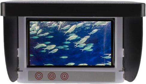 Underwater Fishing Camera, Ice Fish Finder 4.3inch HD LCD Display Underwater with 5000mah Battery, 98.4ft Cable for Boat, Lake, Kayak & Ice Fishing in Kuwait