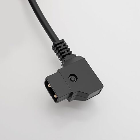D-Tap to DC 5.5 2.5mm or 2.1mm 12V Right Angle Coiled Power Cable Compatible with KiPRO LCD Monitors, SmallHD, Lectrosonic, Blackmagic, Atomos Shogun Inferno, in Kuwait
